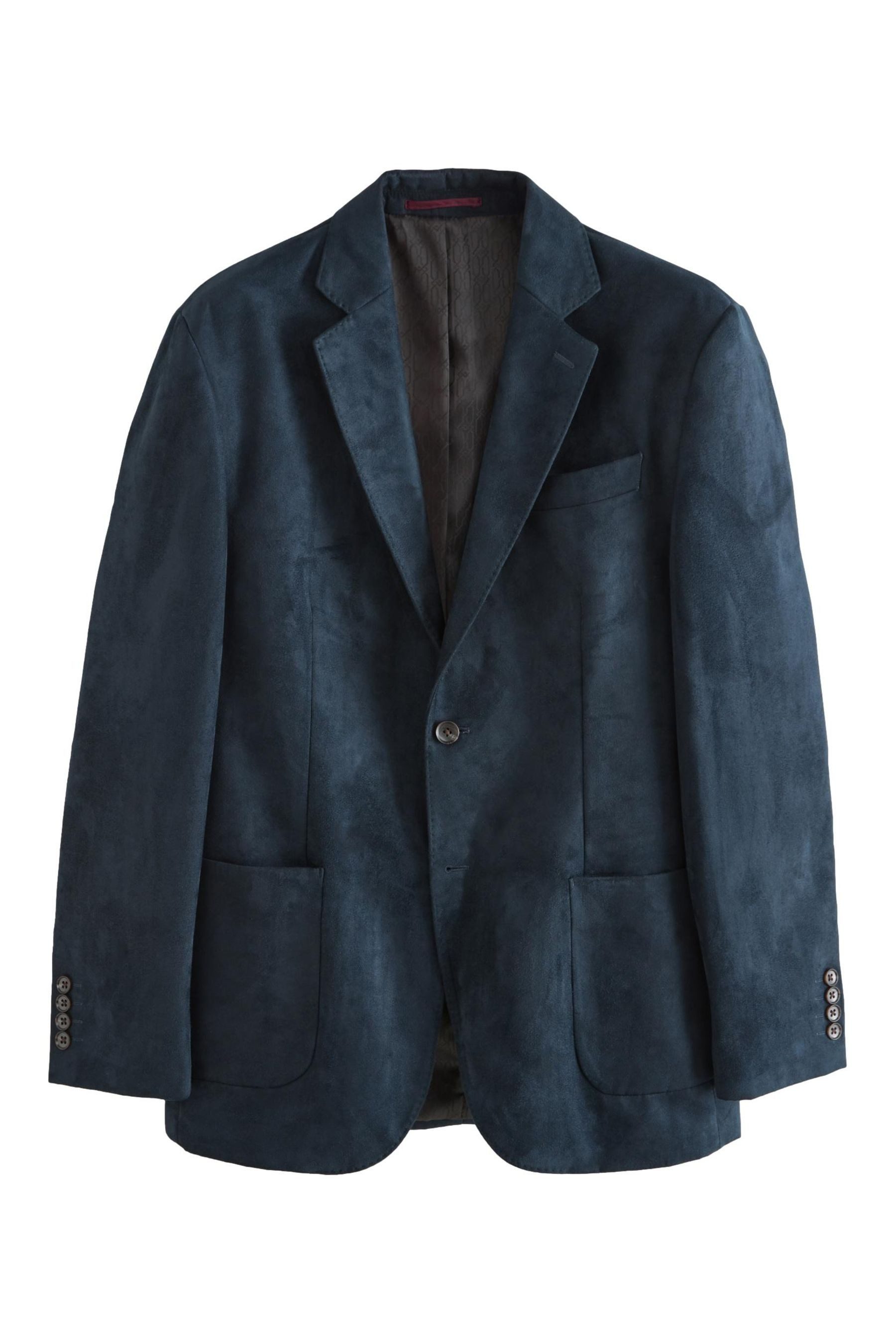 Next Lederimitatjacke Blazer aus Velourskunstleder (1-St)