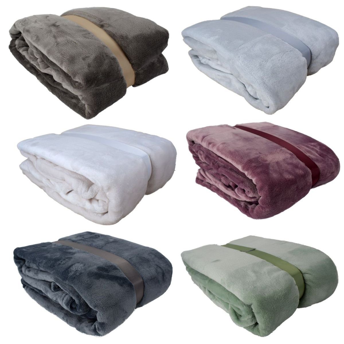 Wohndecke Kuscheldecke XXL 180x220cm in 6 günstig online kaufen