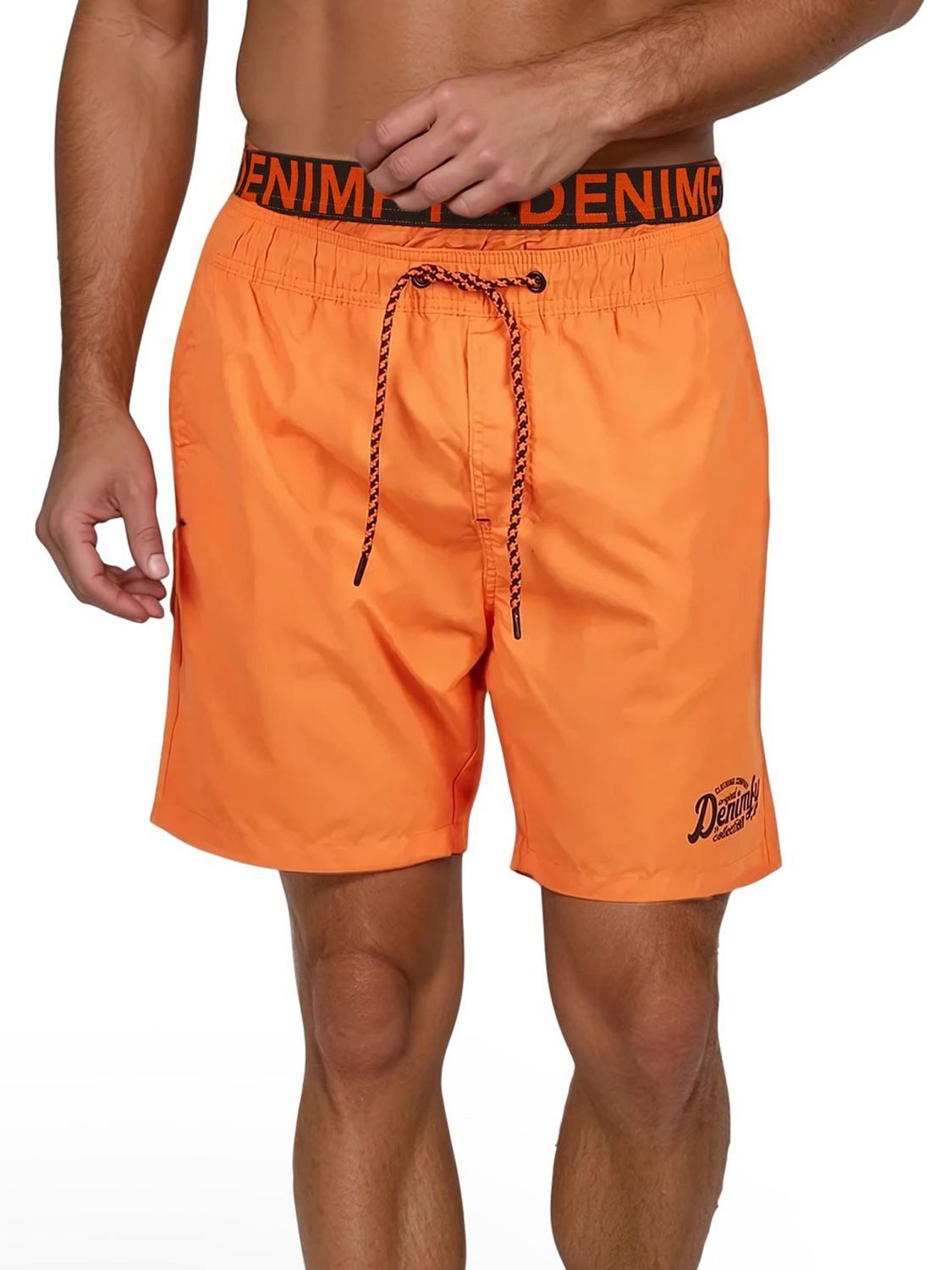 DENIMFY Badeshorts Herren Badehose DFNeo Regular Fit (1-St) Sportshorts mit Kordelzug