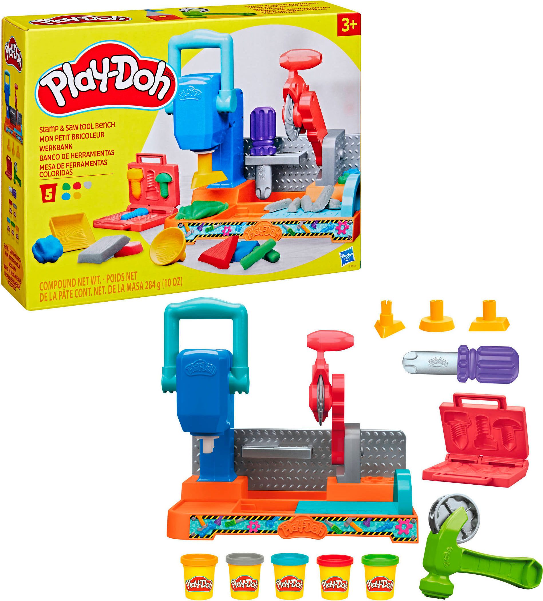 Hasbro Knete Play-Doh, Werkbank Spielset