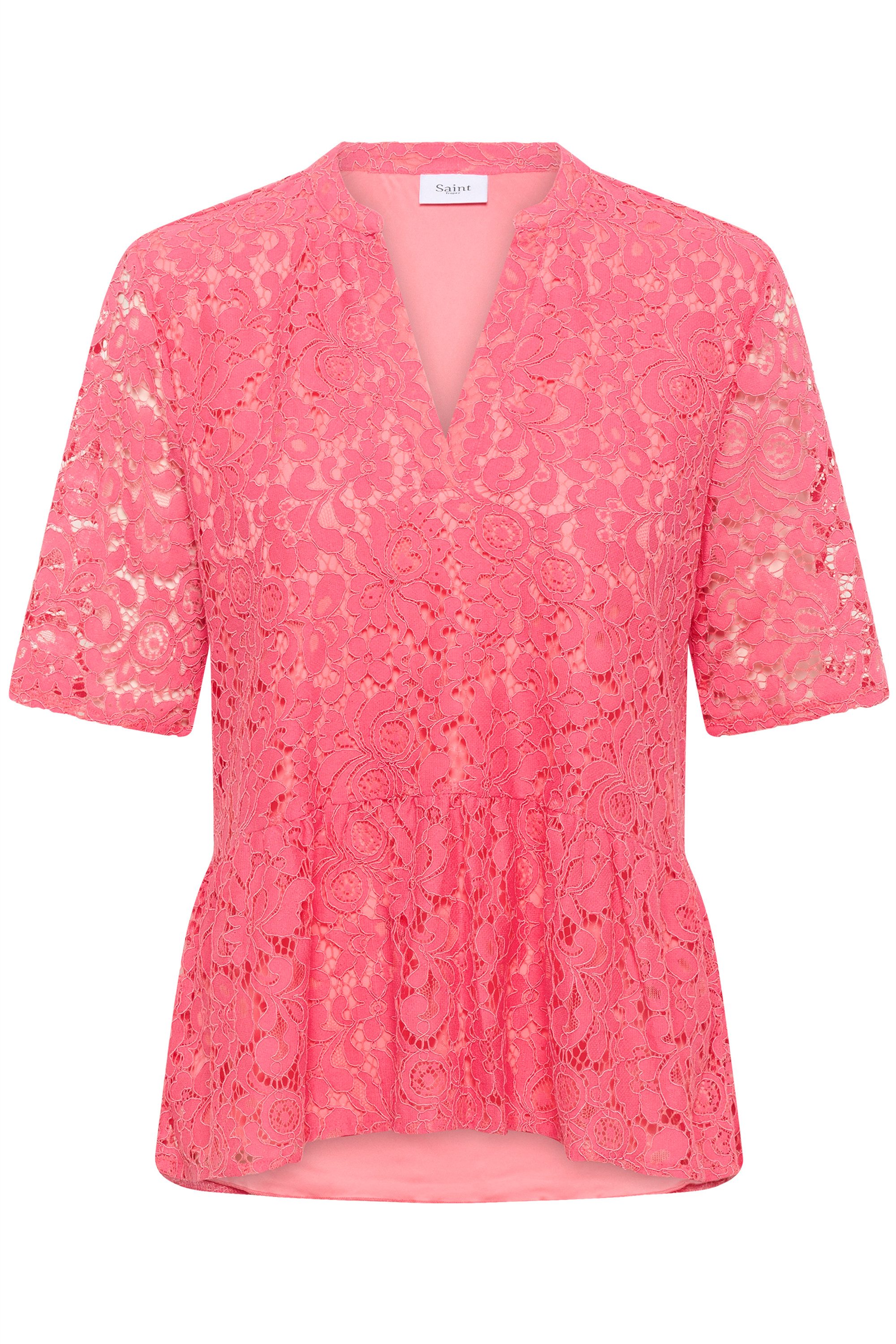 Saint Tropez Kurzarmbluse Kurzarm-Bluse ZannaSZ günstig online kaufen