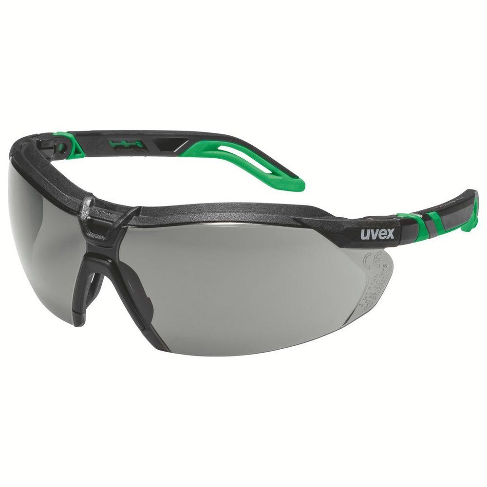 Arbeitsschutzbrille uvex i-5 9183041 Schutzbrille Schwarz, Grün