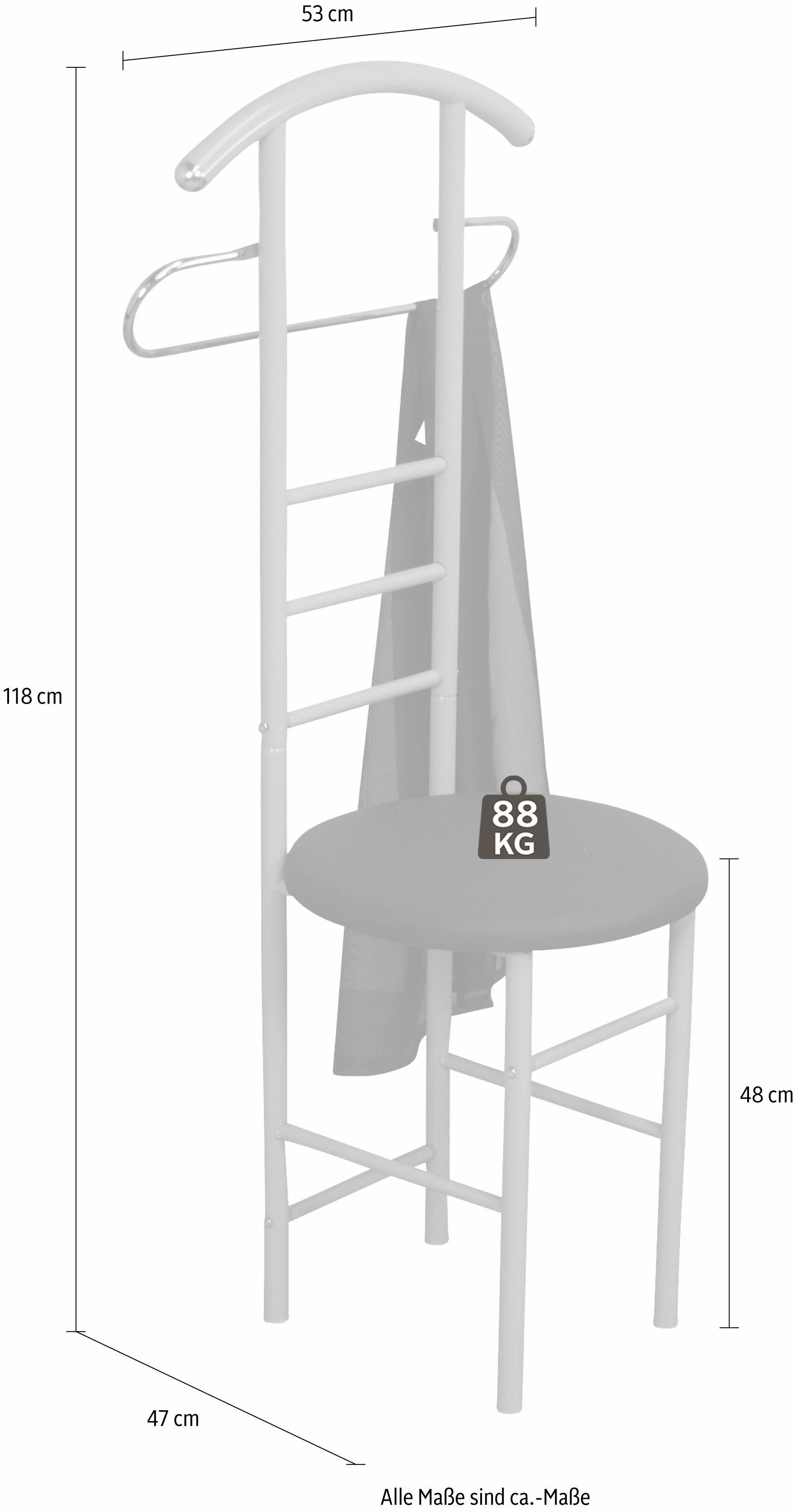 INOSIGN Herrendiener, (Kleiderständer, OTTOs Choice), Maße (B/T/H): 53/47/118 cm