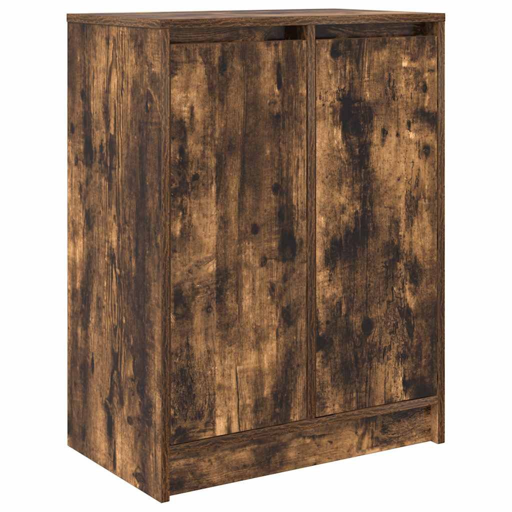 vidaXL Schuhregal Schuhschrank Räuchereiche 57x34x76 cm günstig online kaufen