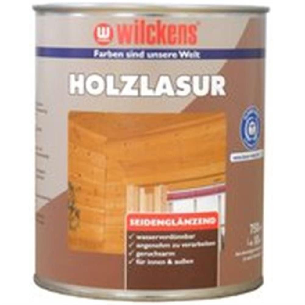 Wilckens Farben Holzschutzlasur Holzlasur, LF seidenglänzend, Eiche, 750 ml