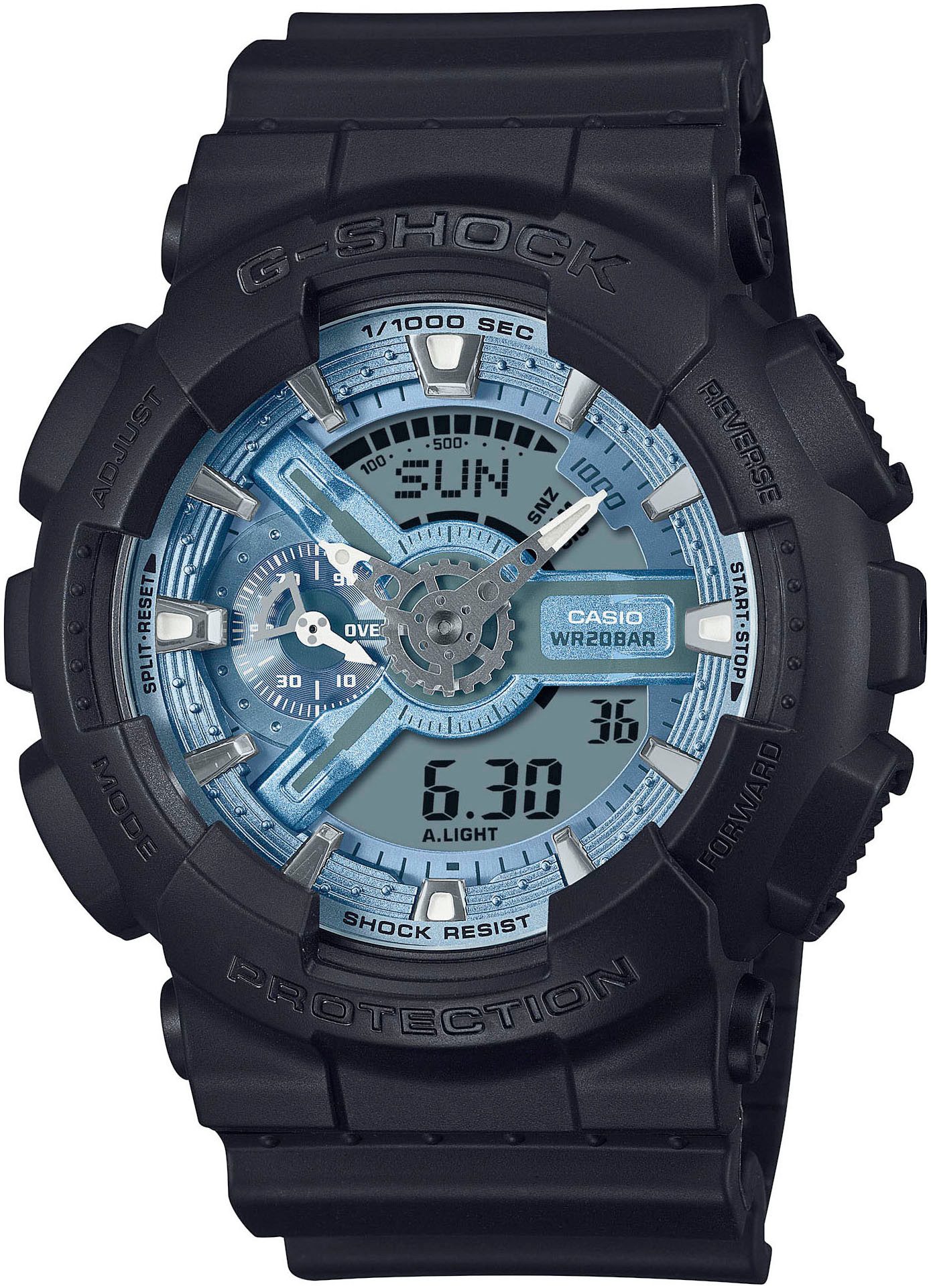 CASIO G-SHOCK Chronograph GA-110CD-1A2ER, Quarzuhr, Armbanduhr,Herrenuhr,di günstig online kaufen