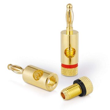 sentivus Sentivus SC000-16 Bananenstecker Premium (16er-Set) für alle Lautsprec Audio-Kabel