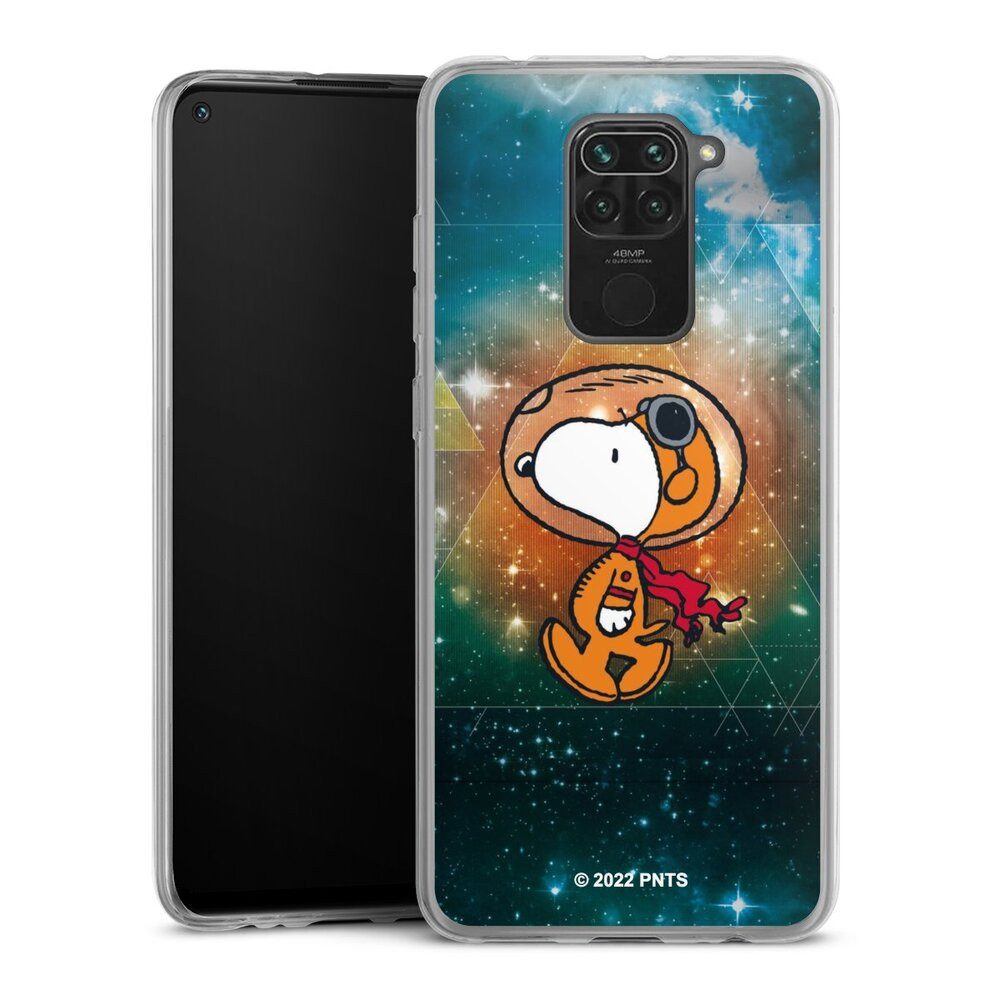 DeinDesign Handyhülle Snoopy Astronaut Offizielles Lizenzprodukt, Xiaomi Redmi Note 9 Slim Case Silikon Hülle Ultra Dünn Schutzhülle