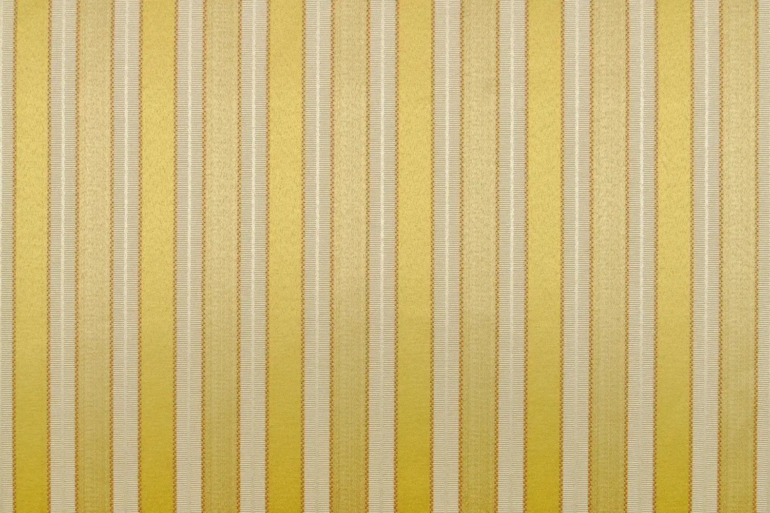 Stofferia Stoff Dekostoff Satin Jacquard Streifen Etna Gold, Meterware