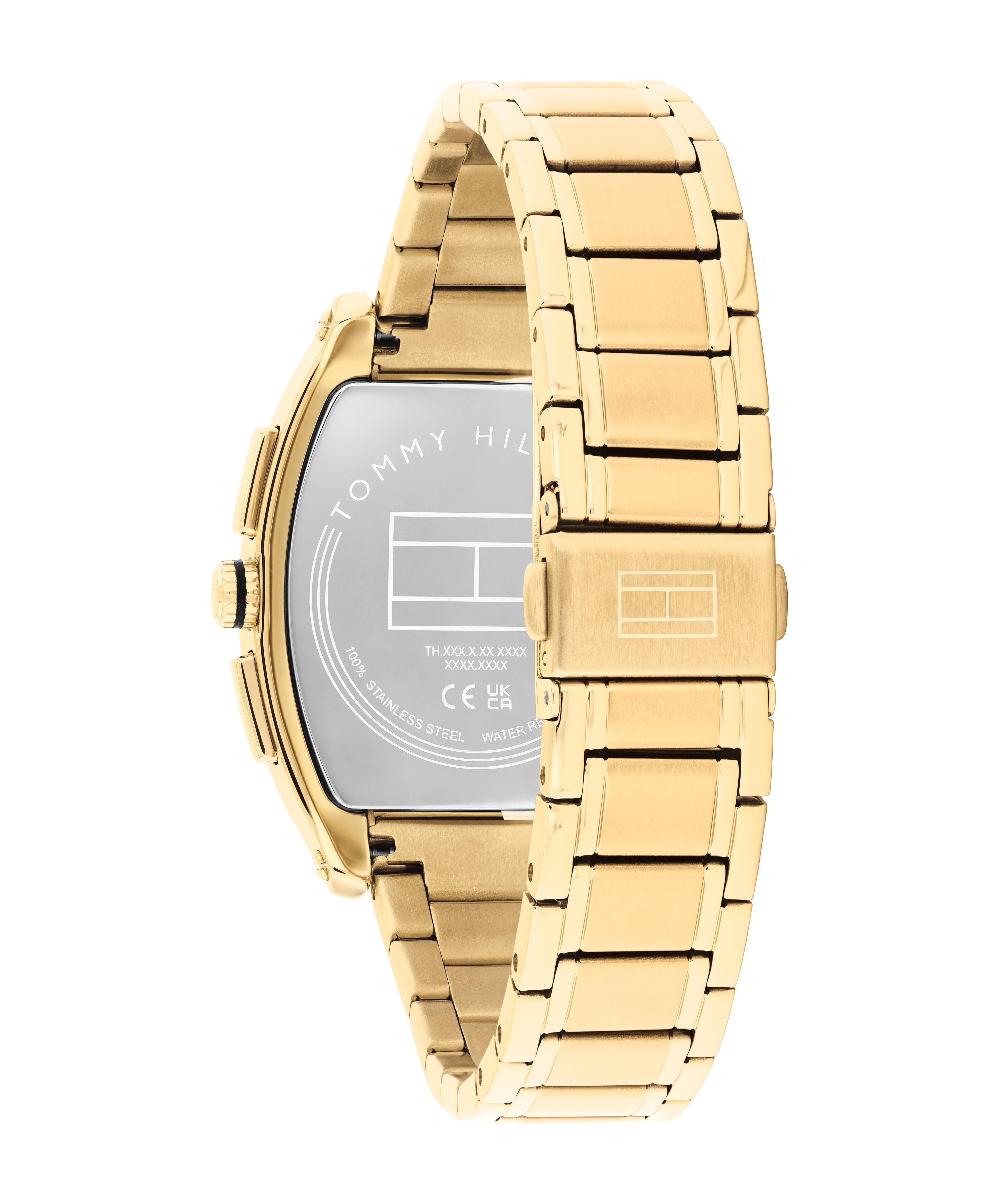 Tommy Hilfiger Multifunktionsuhr TH-OXFORD 1710764, Quarzuhr, Armbanduhr, Herrenuhr, Edelstahlarmband, analog