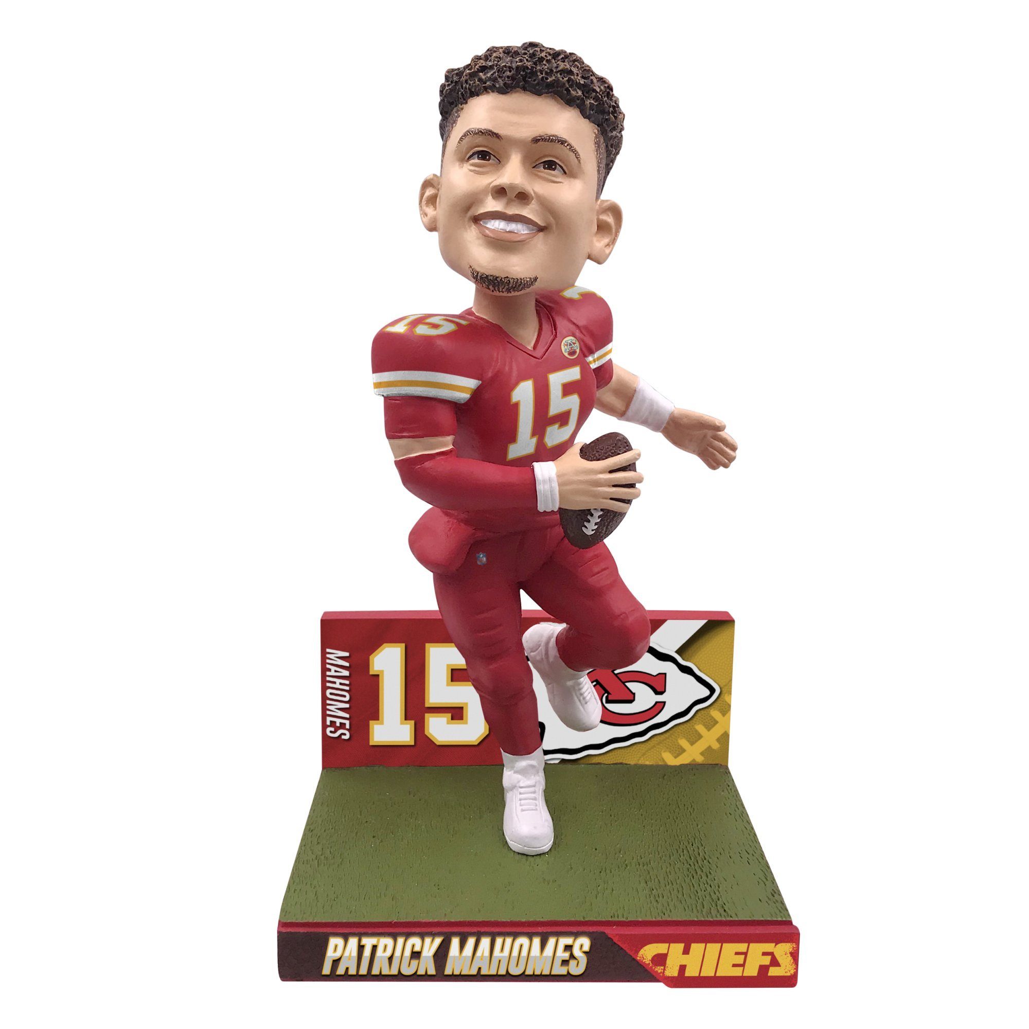 Forever Collectibles Sammelfigur Patrick Mahomes #15 Bobblehead BIG TICKET Kansas C