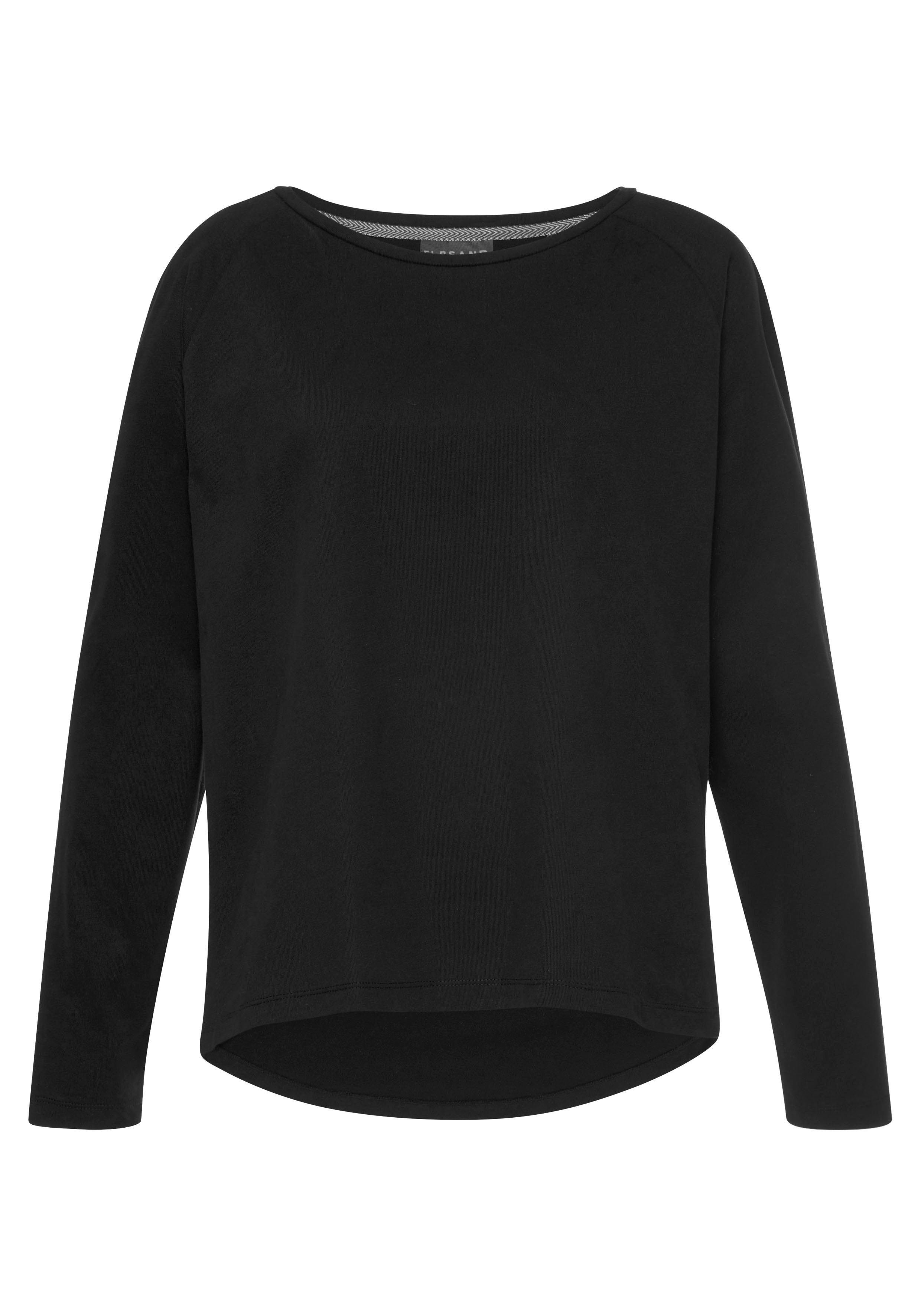 Elbsand Longsleeve Tinna mit Logodruck hinten, Langarmshirt aus Baumwoll-Mix, sportlich-casual – Bild 3 von 5