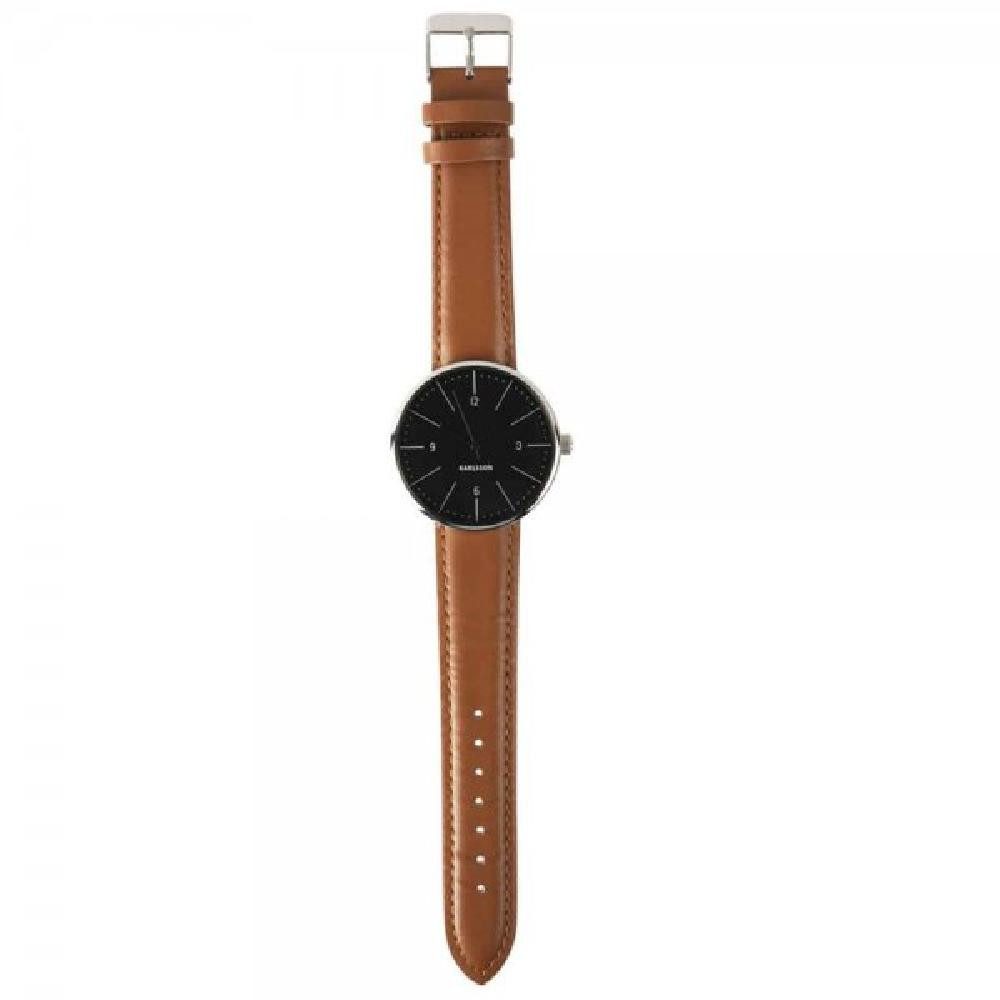 Karlsson Uhr Armbanduhr Norman Schwarz