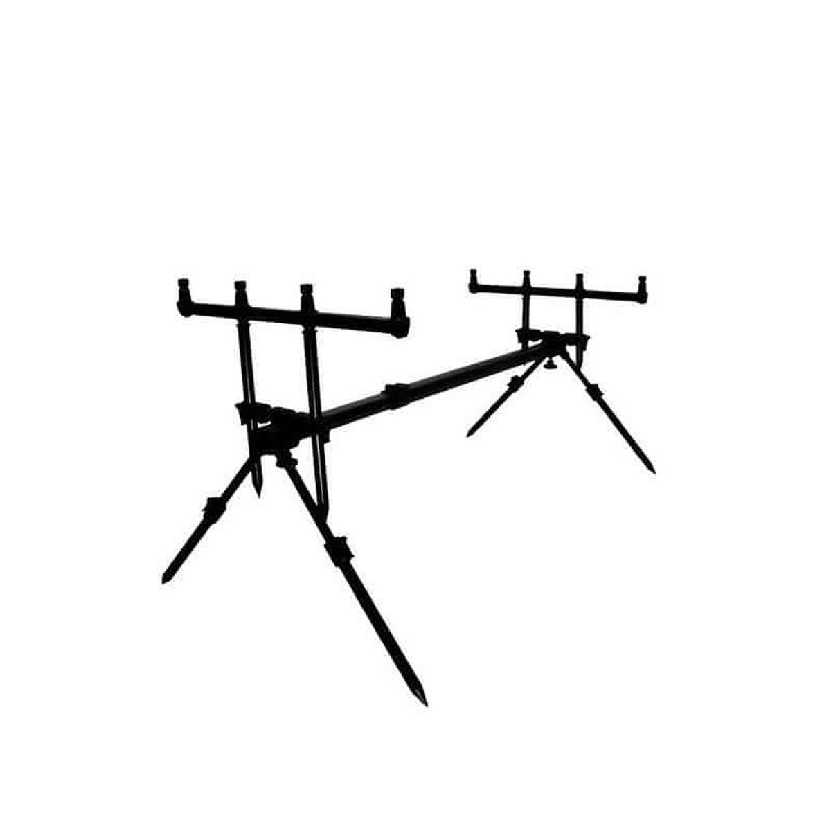 CarpOn Angelzelt Kompakt Karpfenangeln Rod Pod System mit 4-Ruten Aufnahme, (1 tlg)