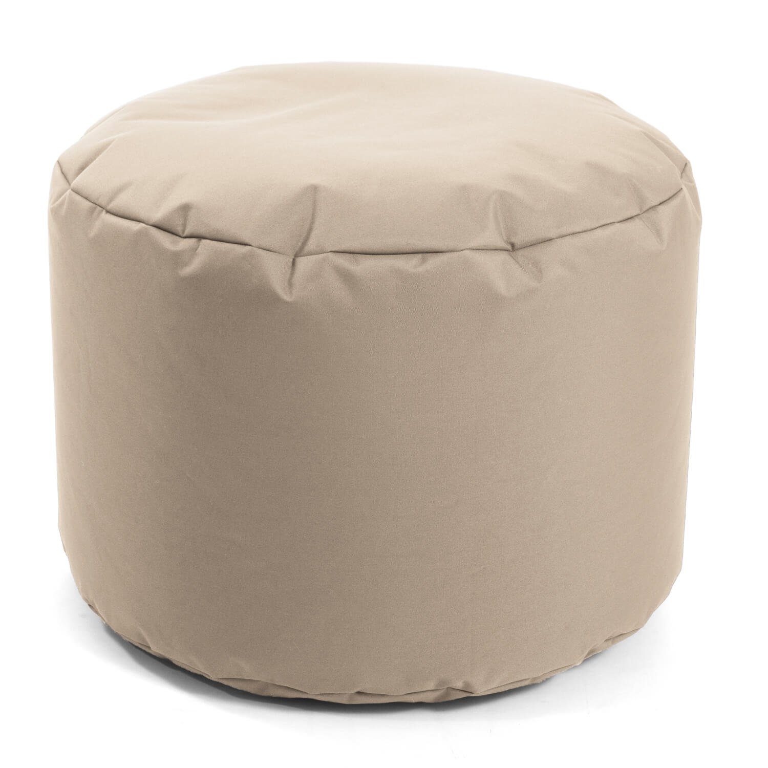 Aufblasbarer Pouf Sitzhocker Outdoor - Grauer Sitzsack 54x26cm