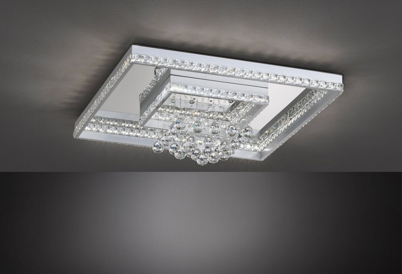 WOFI LED Deckenleuchte »MEDLEY«, Kristall-HomeTrends