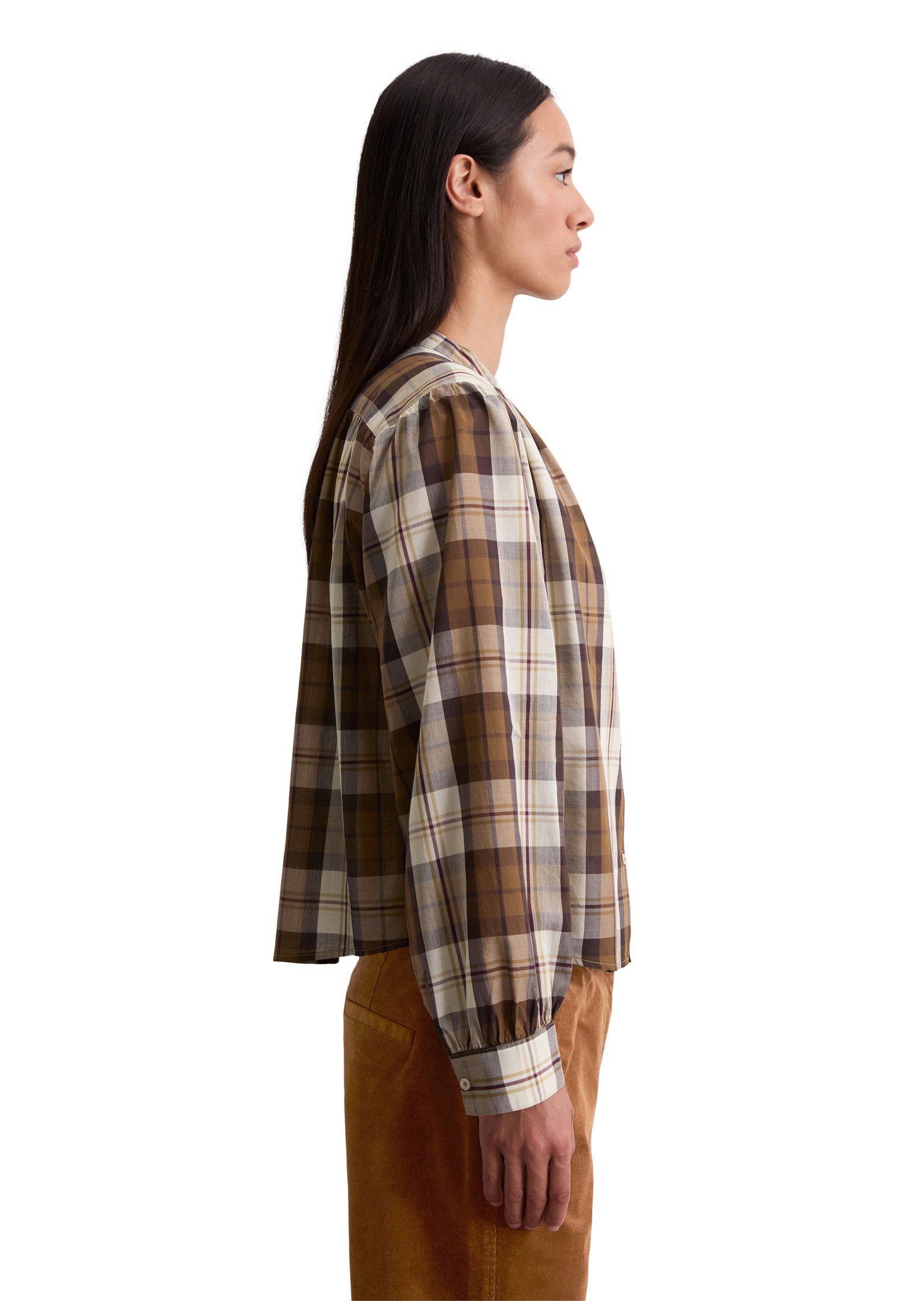 Marc O'Polo Langarmbluse aus leichtem Organic-Cotton-Lyocell-Mix günstig online kaufen