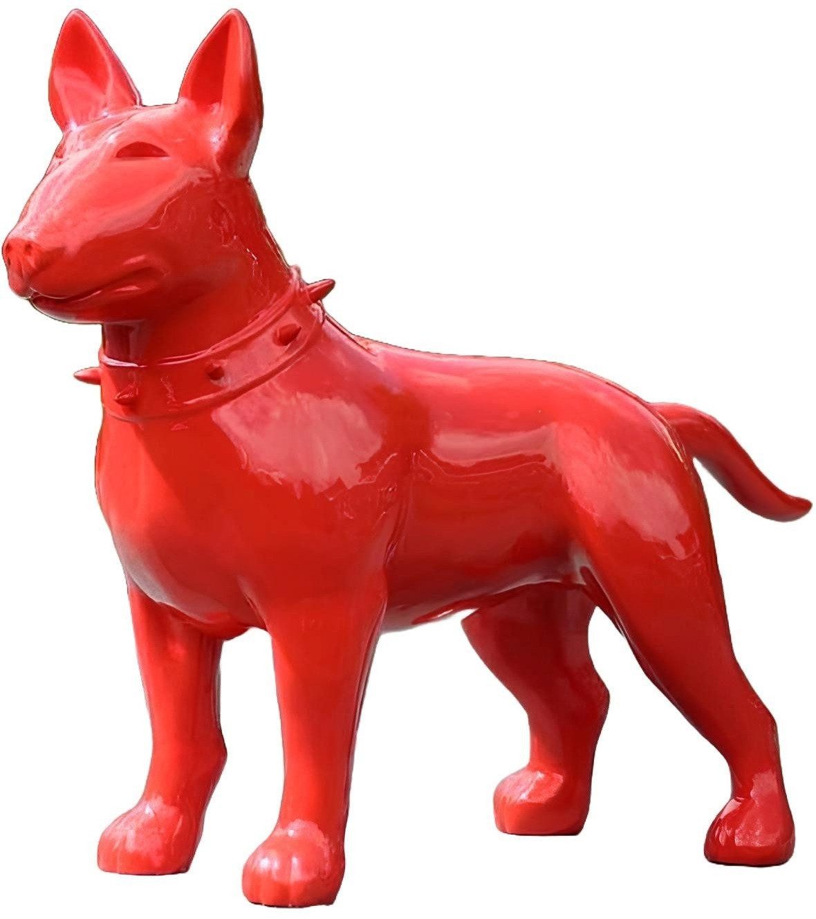 Xlmoebel Skulptur Moderne Hundeskulptur aus hochwertigem Material für den Garten (Skulptur A526A-85x116 cm), Hergestellt in Europa