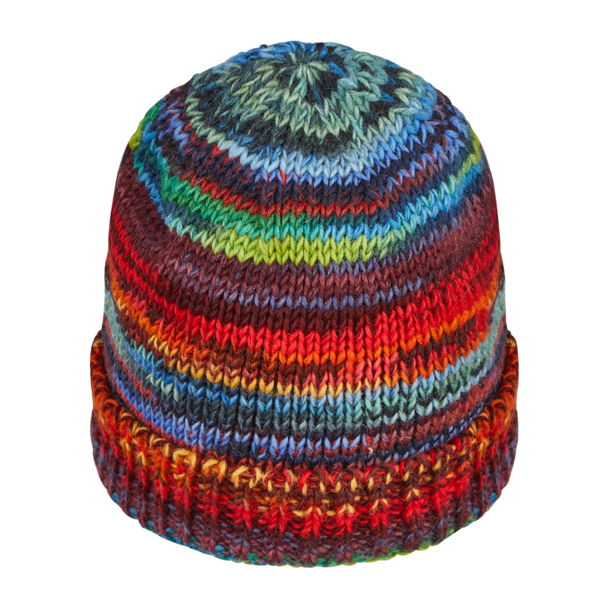 THC Natural Line Strickmütze THC Schafwoll Rollcap 727 (1 Stück, 1-St., 1 Stück) Innenfutter: Fleece