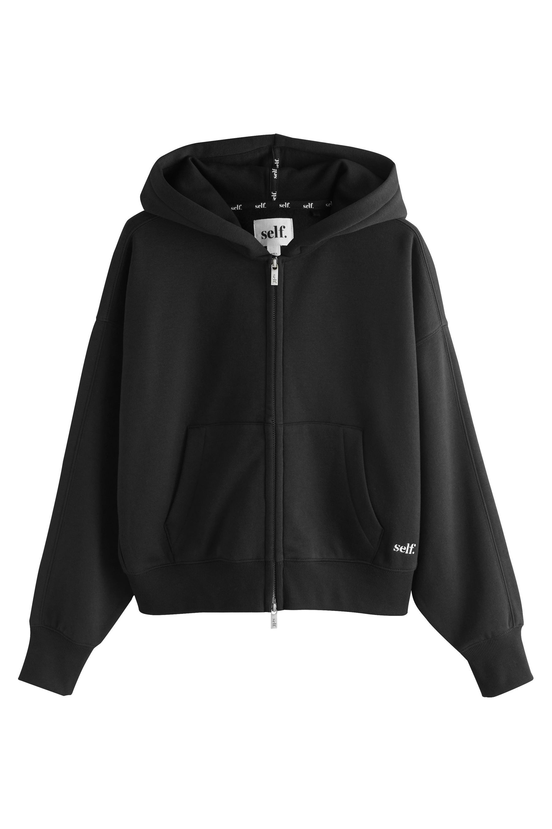 self Kapuzenpullover Kapuzenjacke mit Reißverschluss (1-tlg)