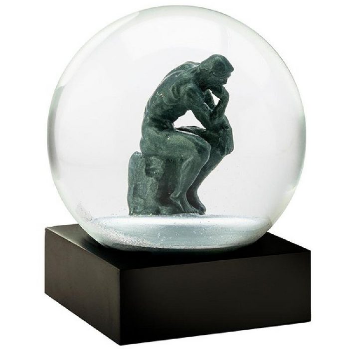 Cool Snow Globes Skulptur Schneekugel The Thinker