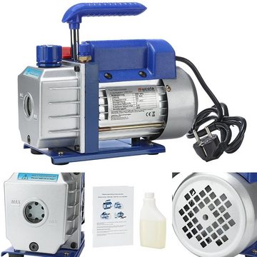 Melko Klimaanlagenschlauch Vakuumpumpe 70 l/min Unterdruckpumpe Vakuum Pumpe Vacuumpumpe, Zubehör für nicht zutreffend, Öl-Schauglas