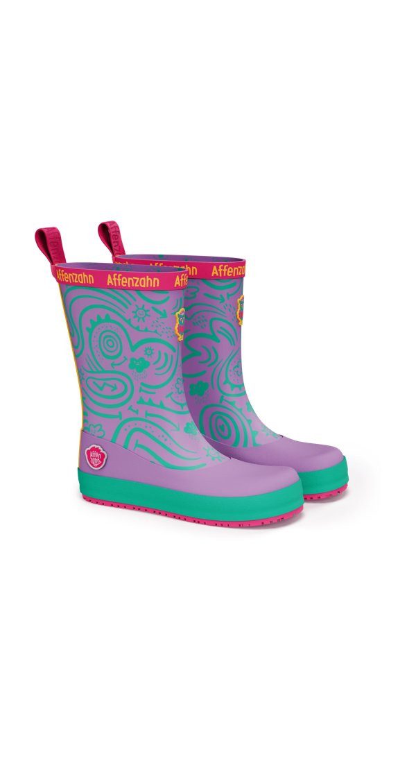 Affenzahn Vegan Plashy Gummistiefel nach Barfußschuhprinzip