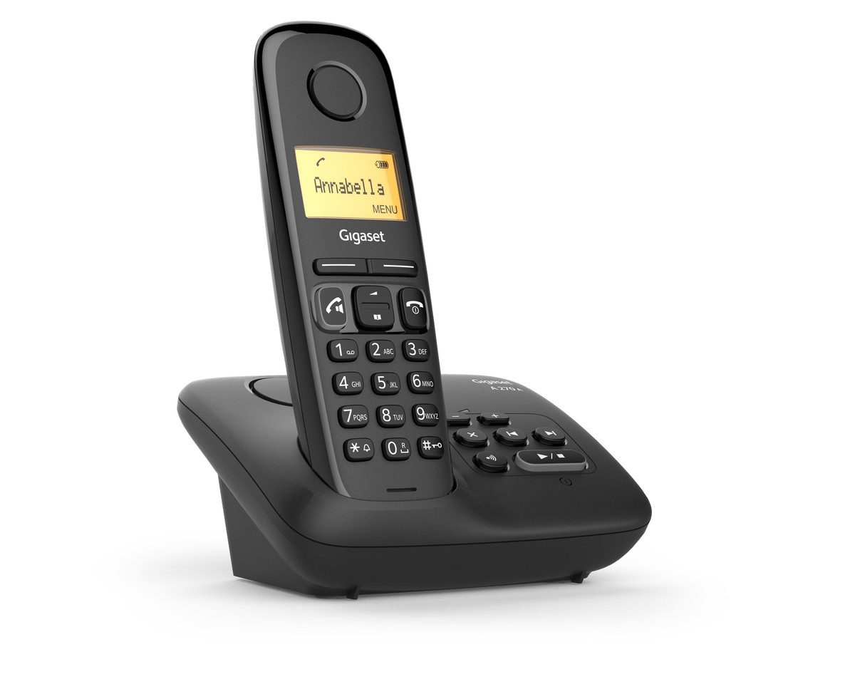 Gigaset A270A Schnurloses DECT-Telefon (Mobilteile: 1, Hörgerätekompatibel)