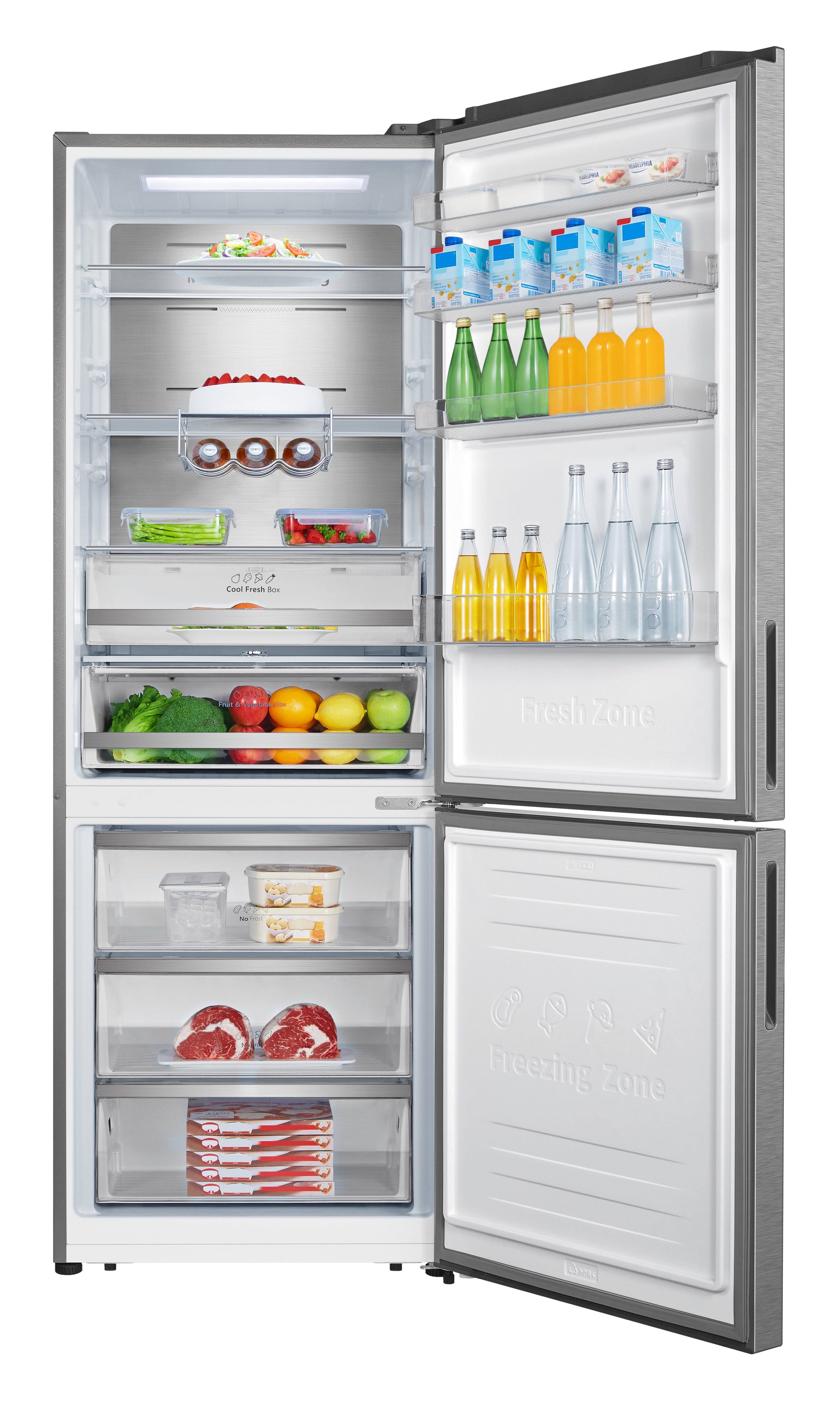 Hisense Kühl-/Gefrierkombination RB645N4BIB, 201,3 cm hoch, 70,4 cm breit, 70cm breit