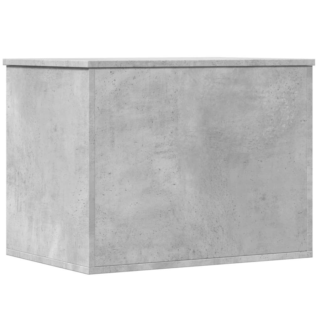 vidaXL Truhe Truhe Betongrau 60x42x46 cm Spanplatte