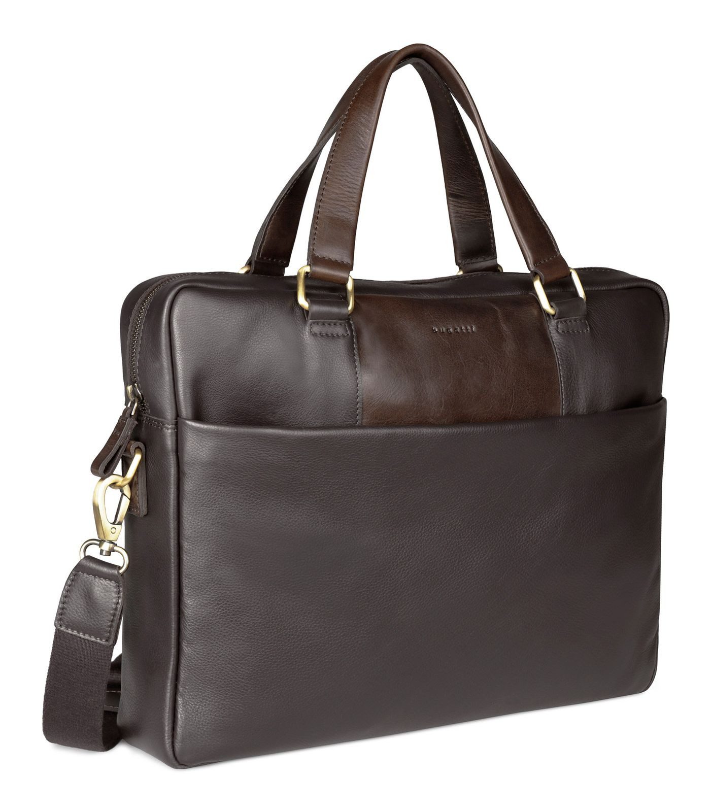 bugatti Businesstasche Briefcase, aus echtem Rindsleder