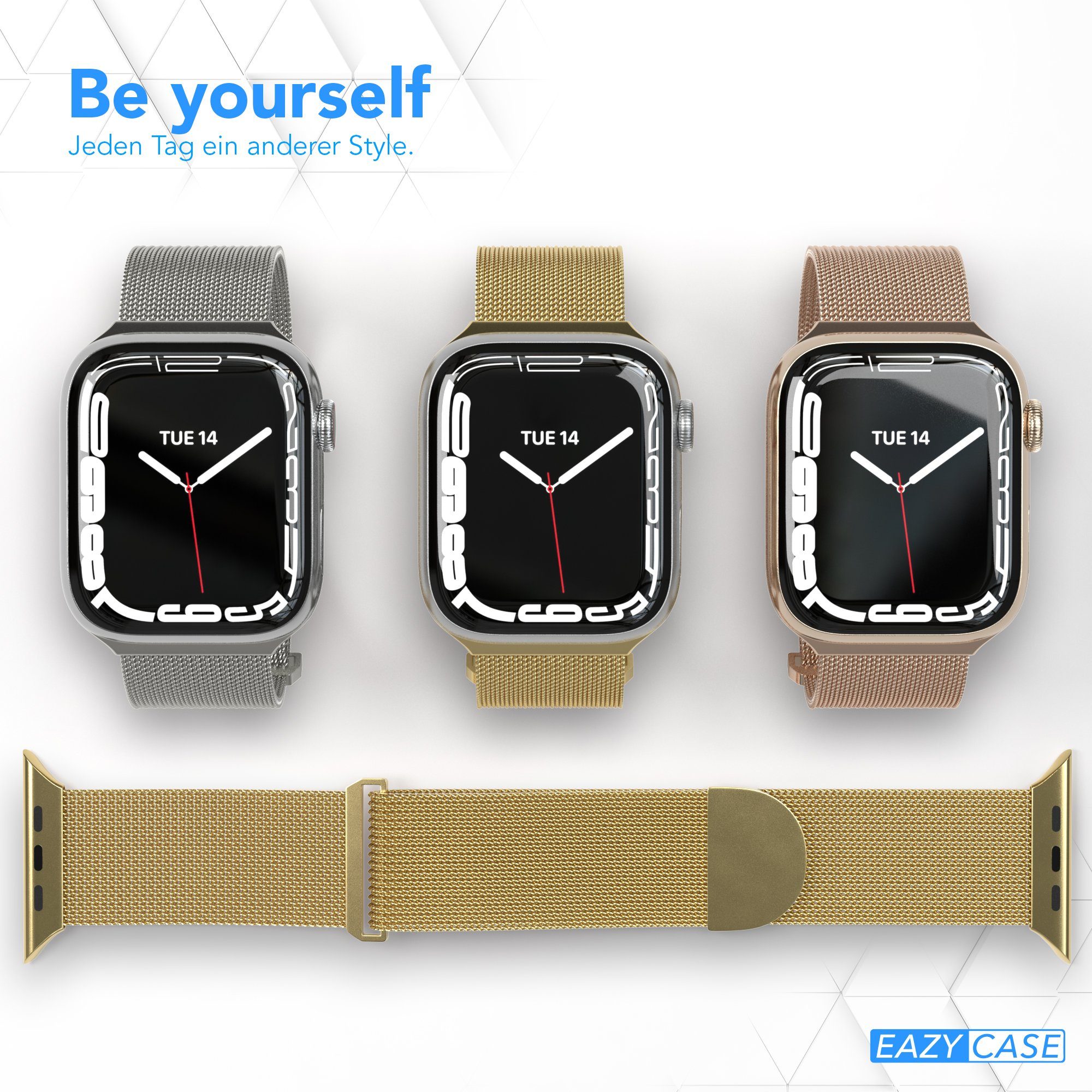 EAZY CASE Uhrenarmband Metall Band für iWatch 11 10 9 8 7 6 5 4 3 2 1 SE Ul günstig online kaufen