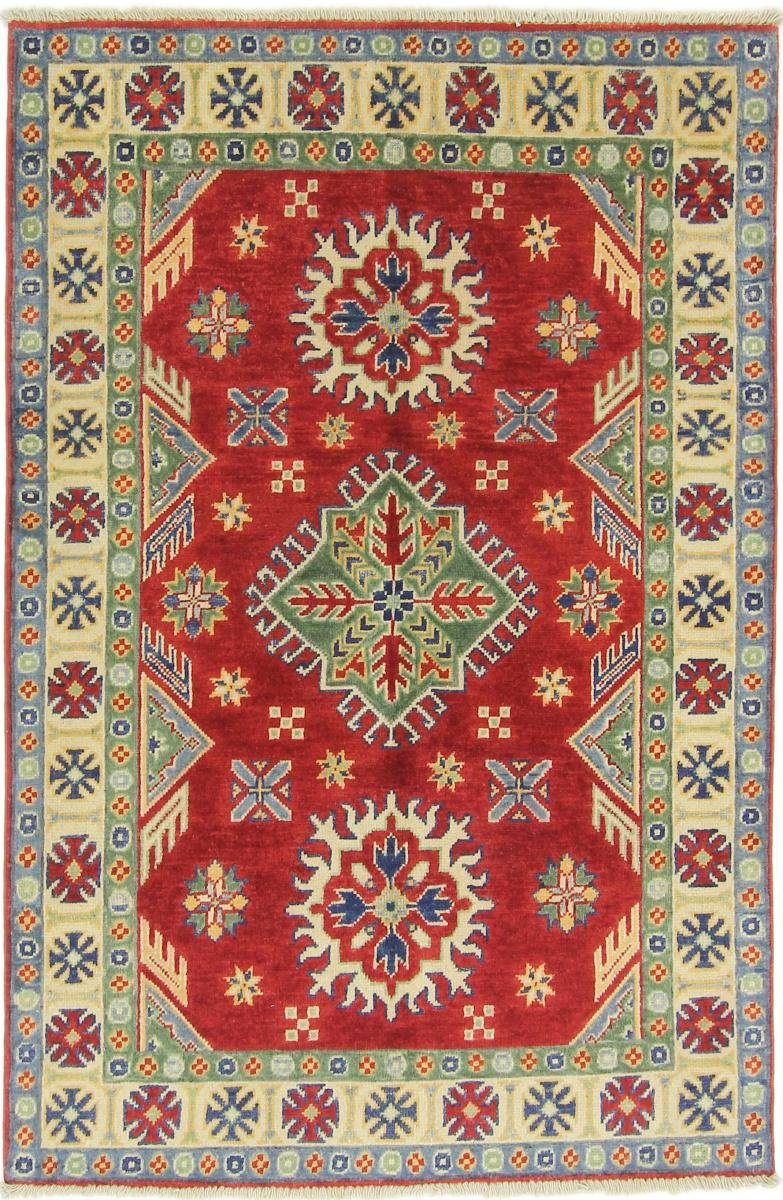 Orientteppich Kazak 103x154 Handgeknüpfter Orientteppich, Nain Trading, rechteckig, Höhe: 5 mm