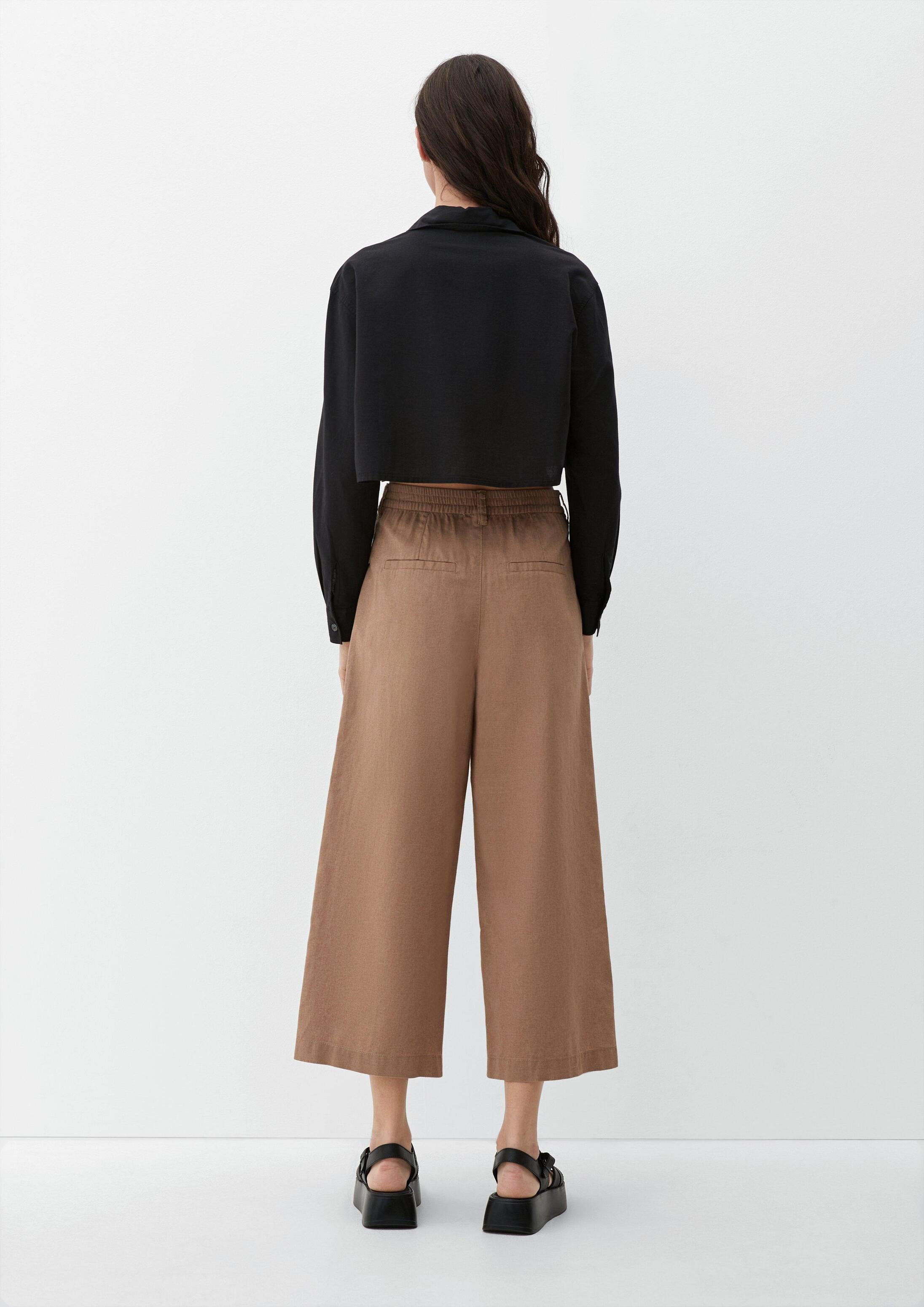 QS Langarmbluse Bluse Bluse im Boxy-Schnitt