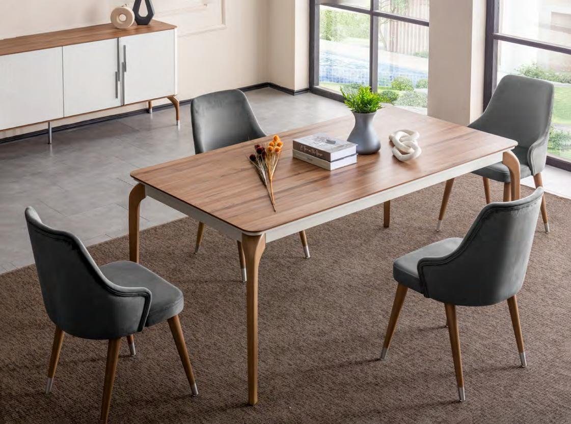 JVmoebel Esstisch Eleganter Esstisch aus Holz in modernem Design (Esstisch), Made in Europa