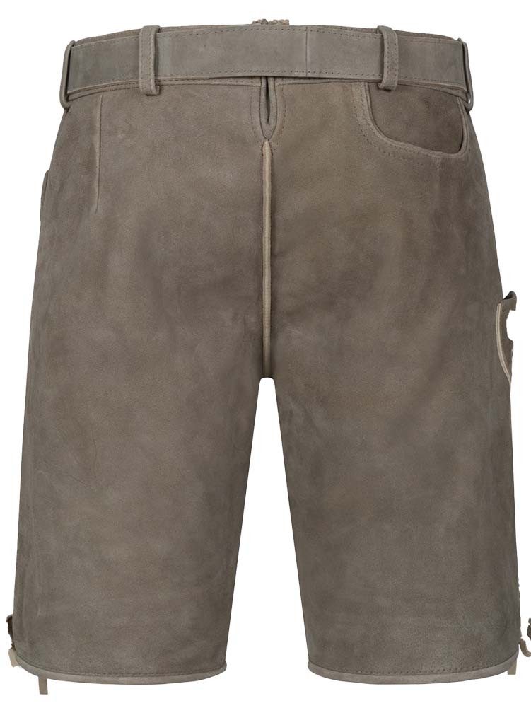 KRÜGER BUAM Trachtenlederhose Lederhose Malik mit Gürtel