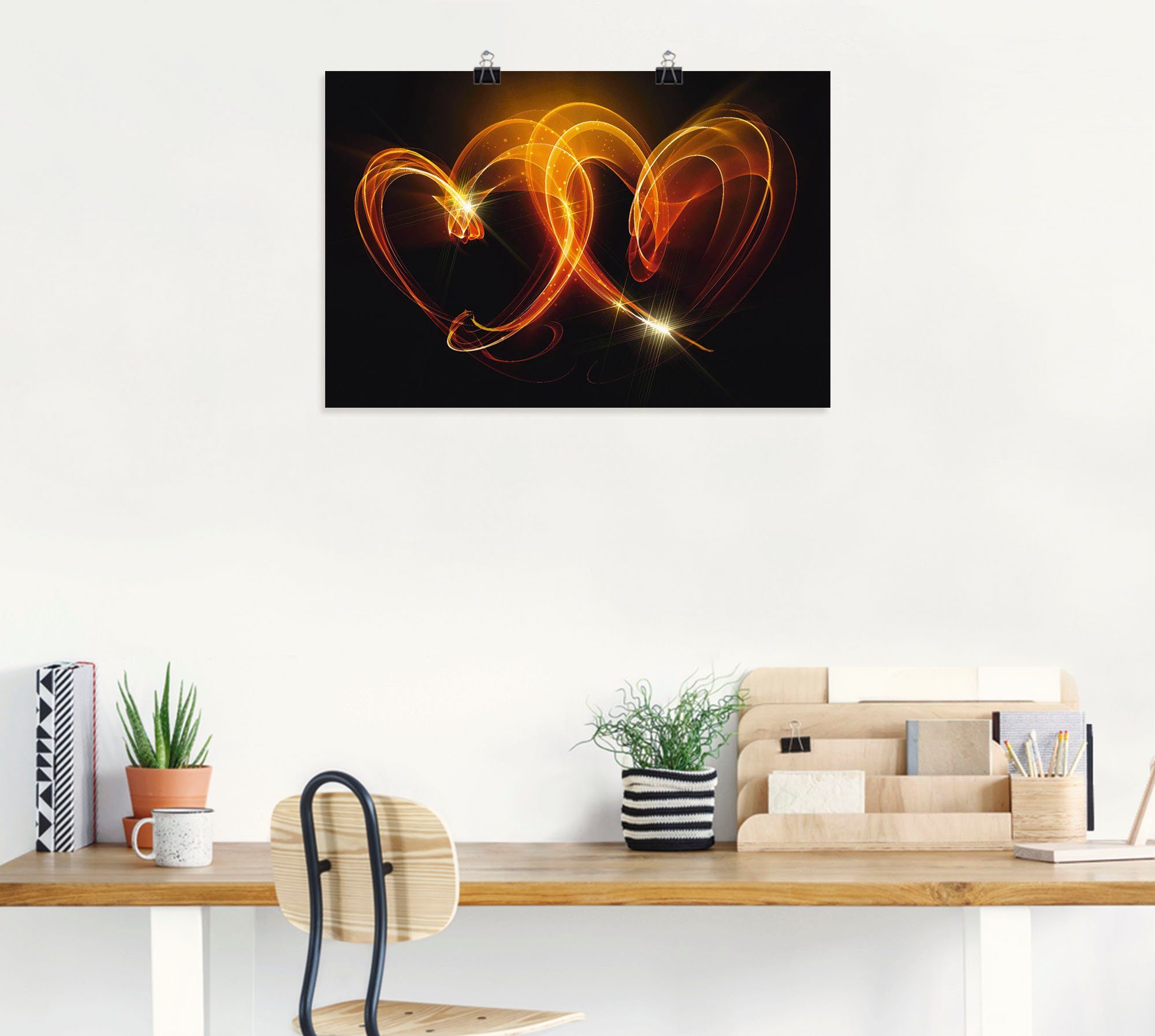 Artland Wandbild Verbundenheit, Herzen (1 St), günstig online kaufen