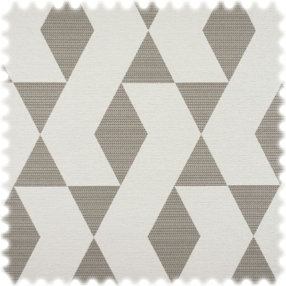 Heiro Stoff AKTION Trevira CS Möbelstoff Dante Grau / Perlweiß, Polsterstoff Meterware - Breite:145 cm