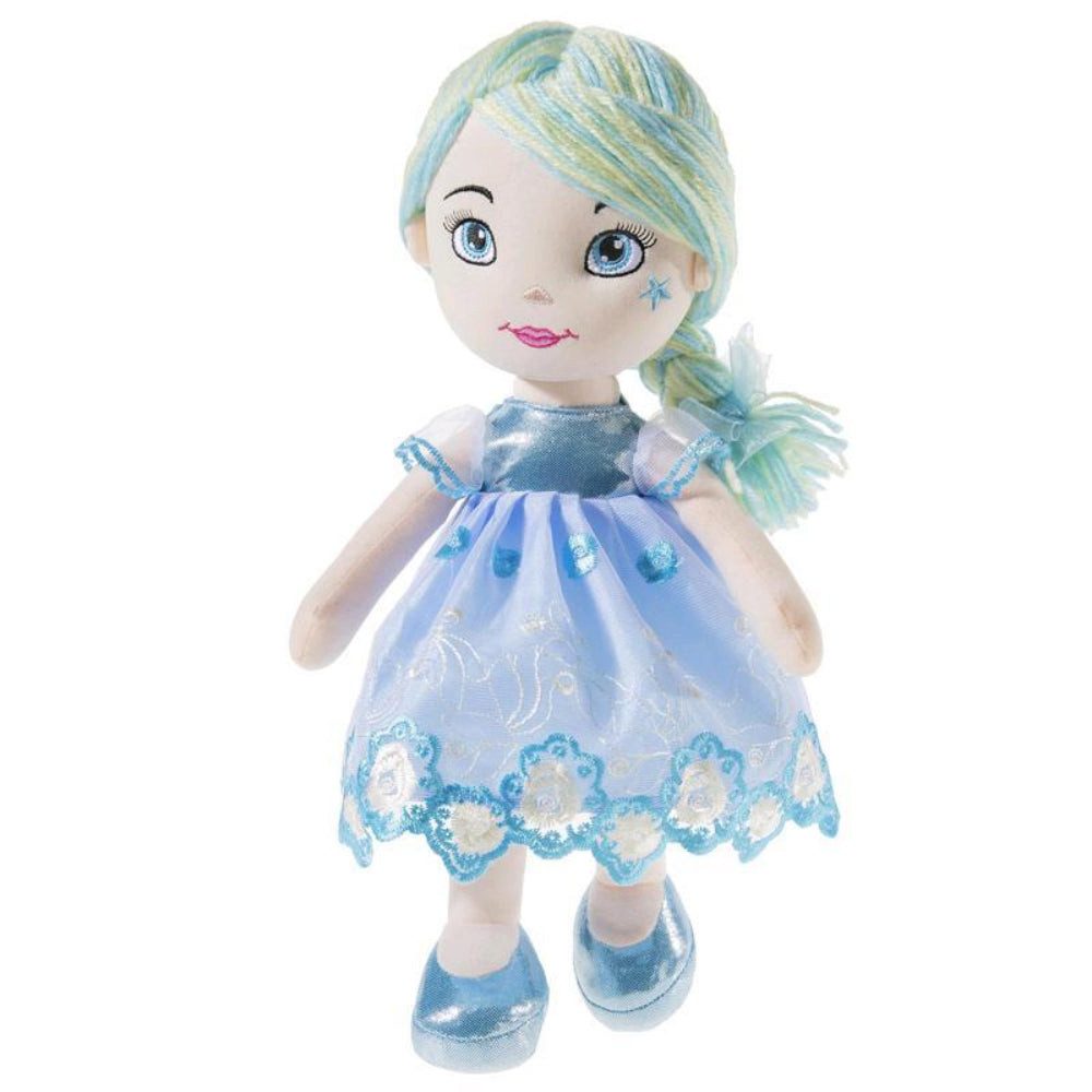 Heunec® Plüschfigur Heunec BAMBOLA DOLCE Bella-Azzurri Babypuppe - Weiche Stoffpuppe 30cm