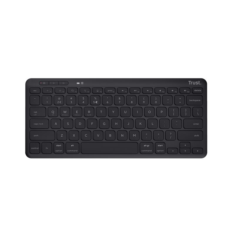 Trust LYRA COMPACT WIRELESS KEYBOARD DE Wireless-Tastatur (aus recycelten  Materialien)