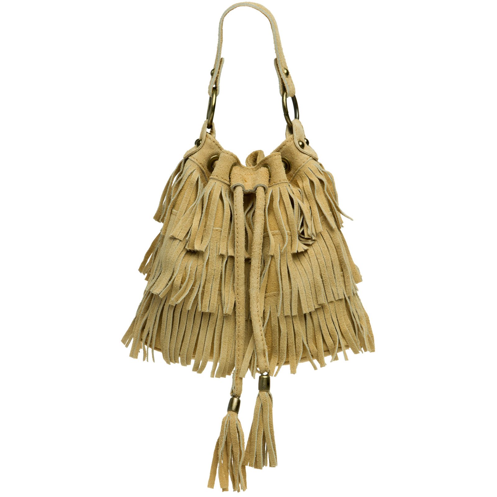Caspar Henkeltasche CASPAR TL677 Damen Wildleder günstig online kaufen