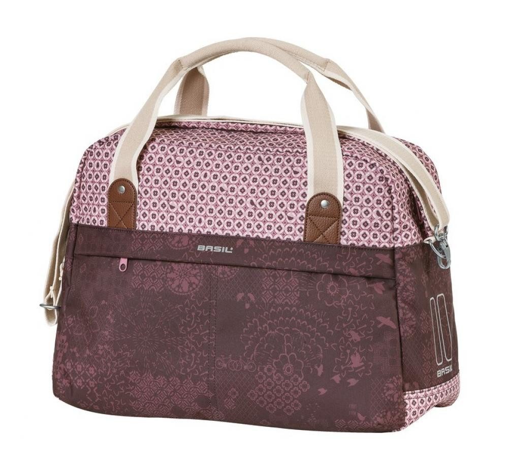 Basil Fahrradtasche Basil Schultertasche Boheme Carry All fig red mit Reißverschluss Größe