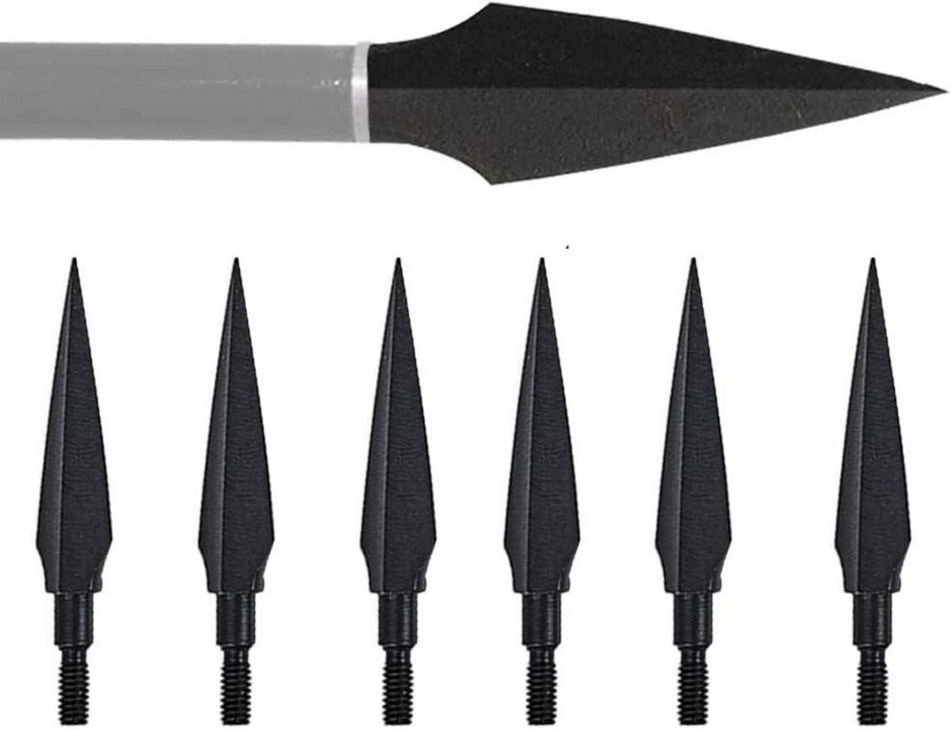 LuxusKollektion Compoundbogen 12er Pfeilspitzen Jagdspitzen Bogensport Metall Reinschrauben