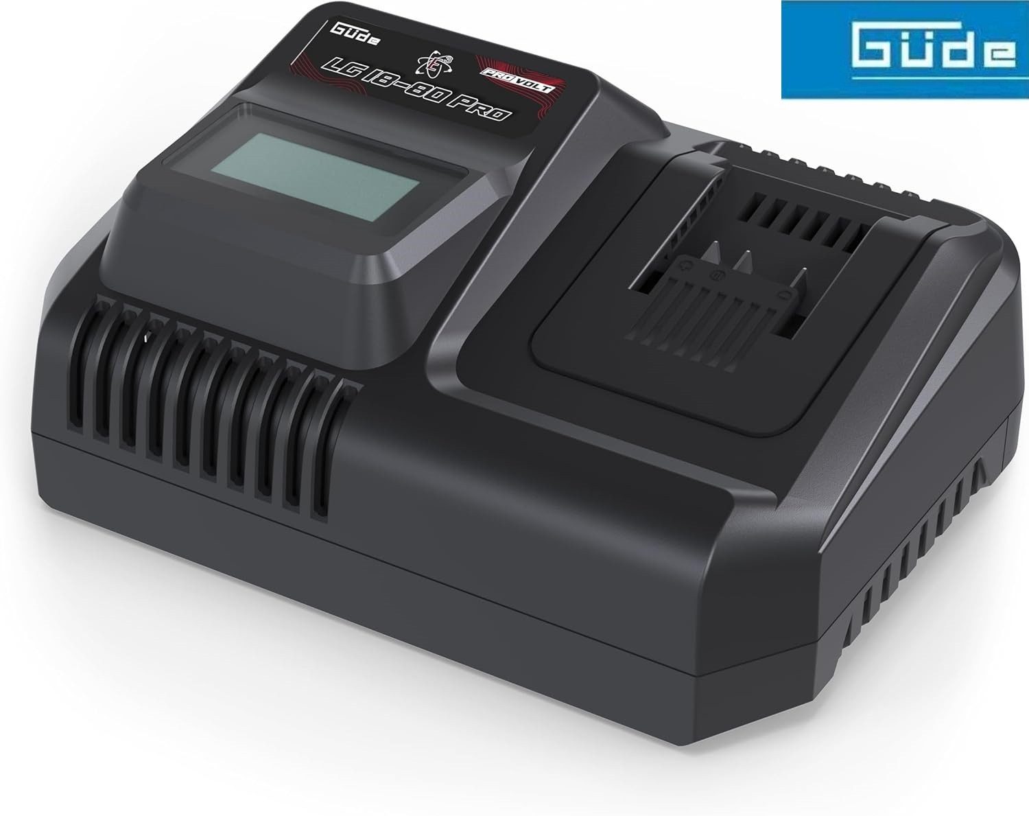 Güde Güde Ladegerät LG 18-80 Pro Schnellladegerät 8 A Werkzeug-Akku-Ladetechnik