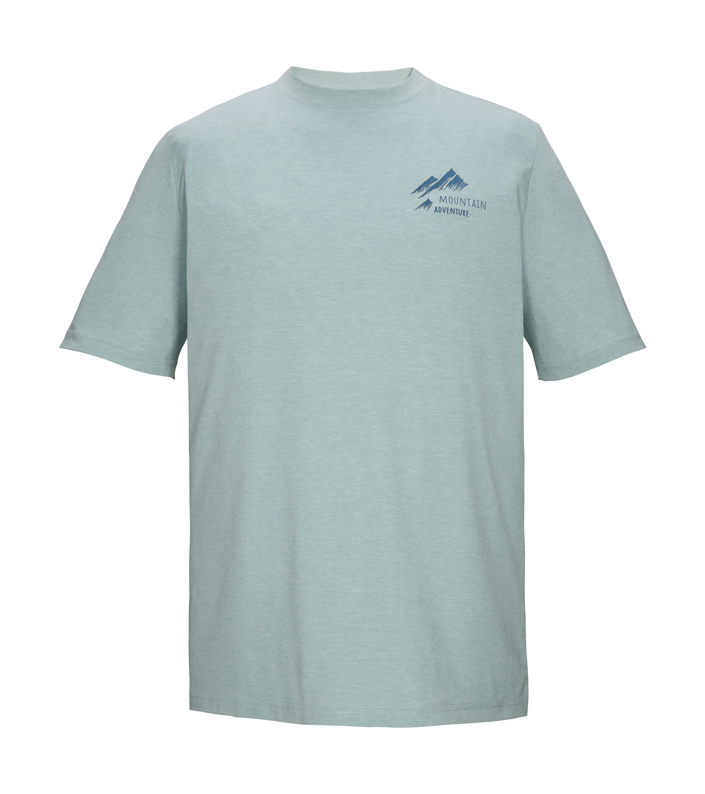 Killtec T-Shirt KOS 51 MN TSHRT Melange-Optik, grafischer Berg-Print, Comfo günstig online kaufen