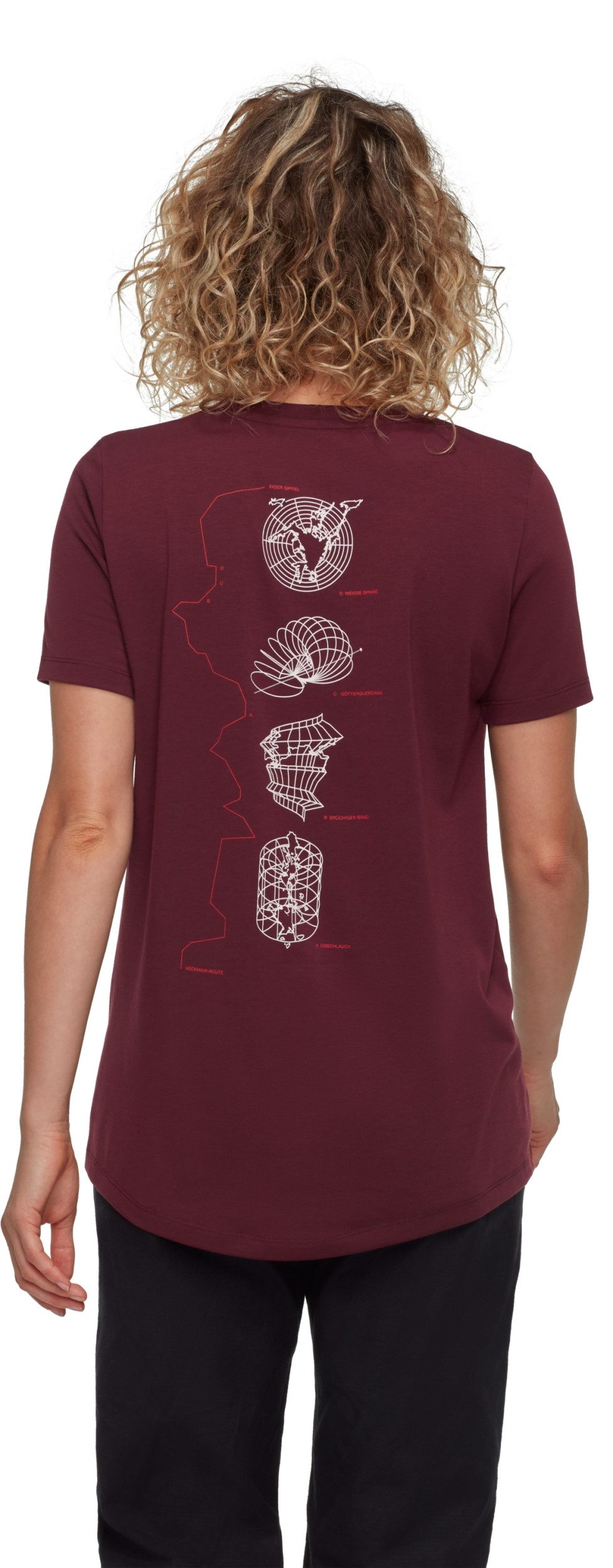 Mammut T-Shirt Mountain T-Shirt Women Eiger vin