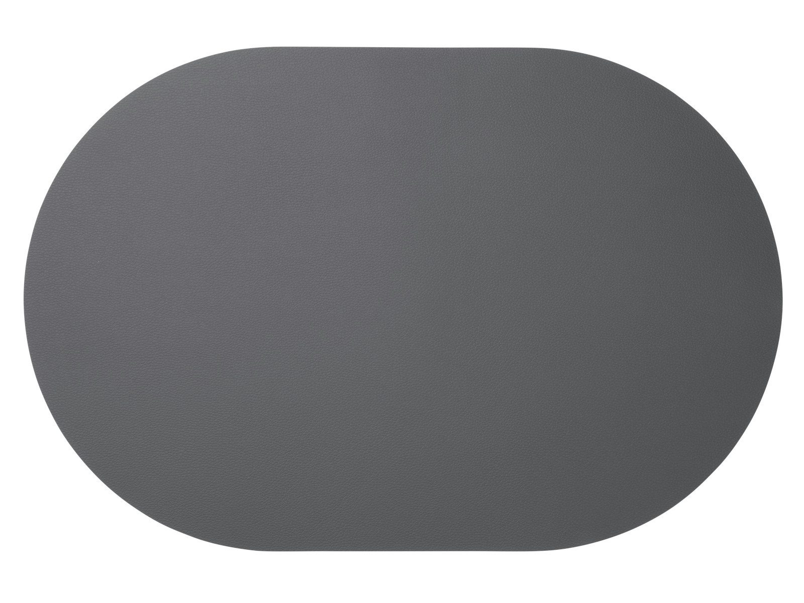 ASA SELECTION Platzset leather optic fine Tischset oval basalt 49,5x33cm