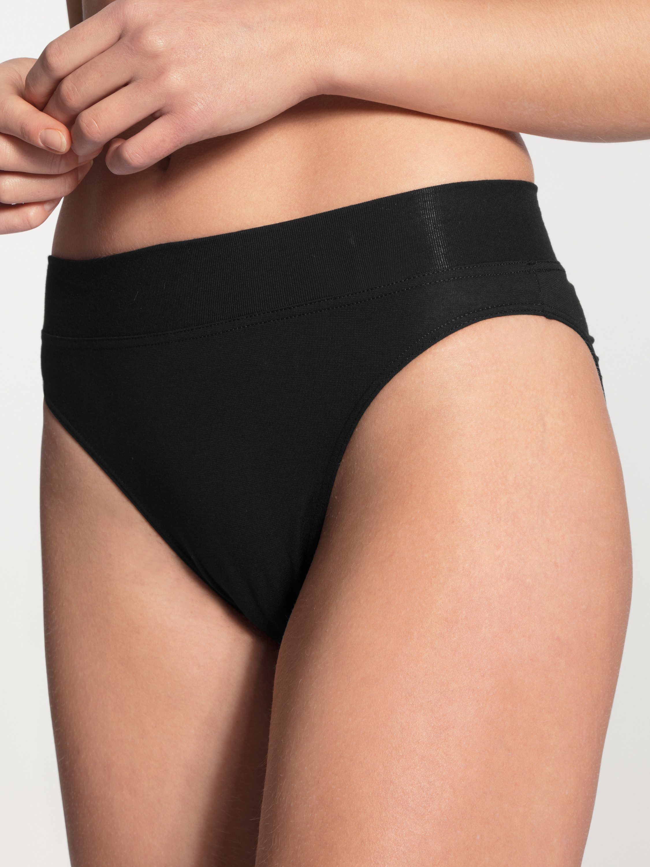 CALIDA Taillenslip Elastic Duopack Damen (2-St., 2er-Pack) high waist, weich und elastisch – Bild 4 von 5