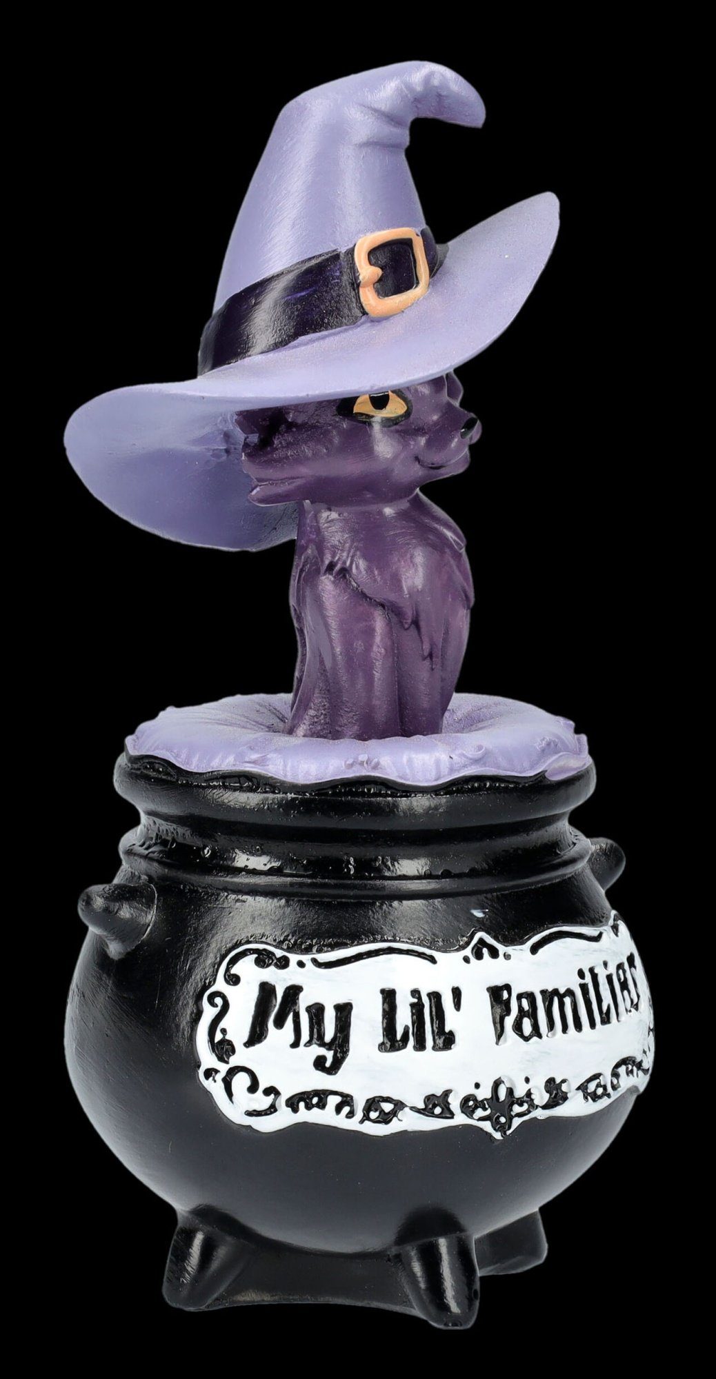 Figuren Shop GmbH Fantasy-Figur Katzen Figur - My Lil Familiar - Shadow - Nemesis Now - Fantasy Figur