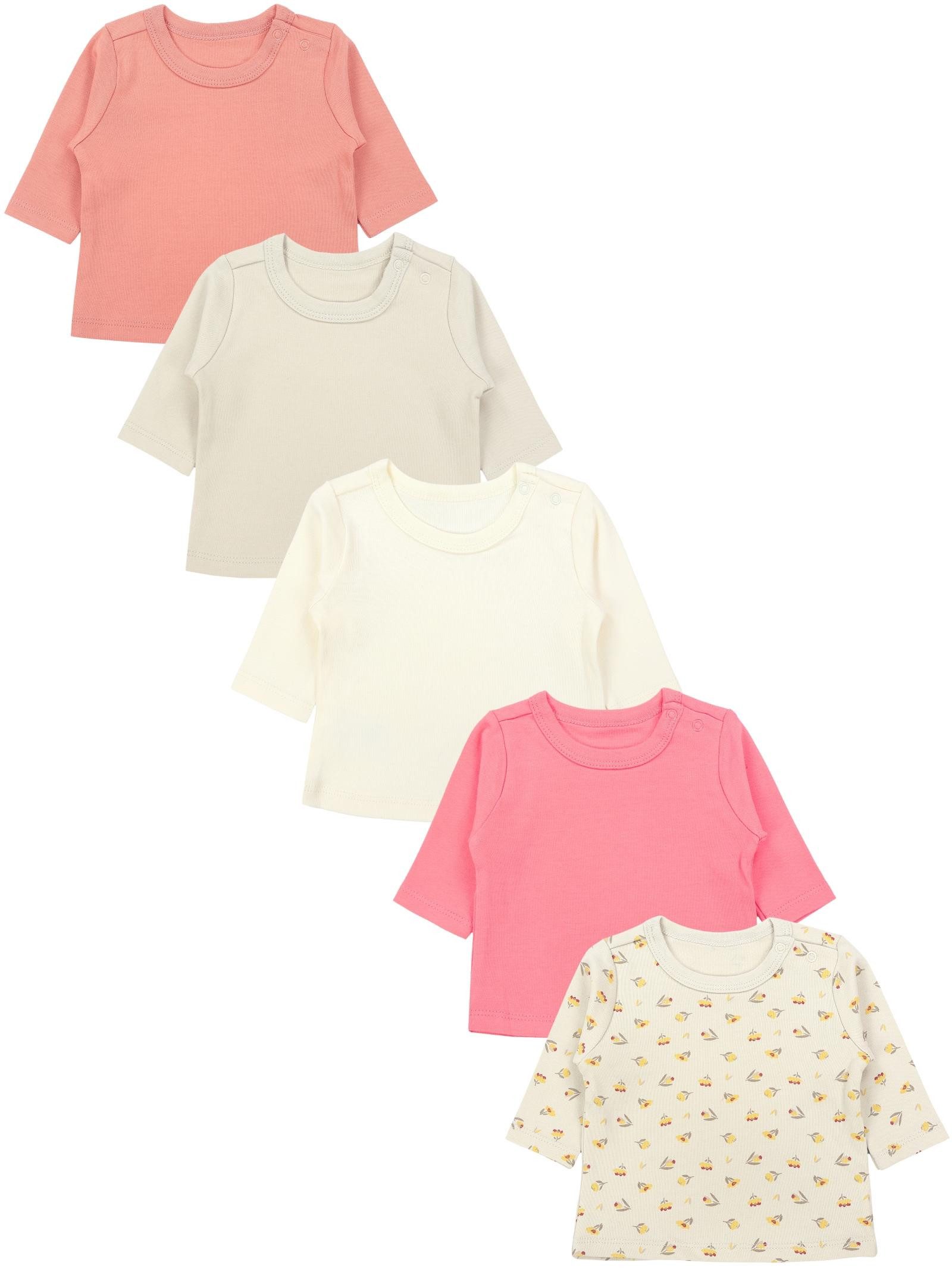 Langarmshirt TupTam Baby Mädchen Langarmshirt 5er Set